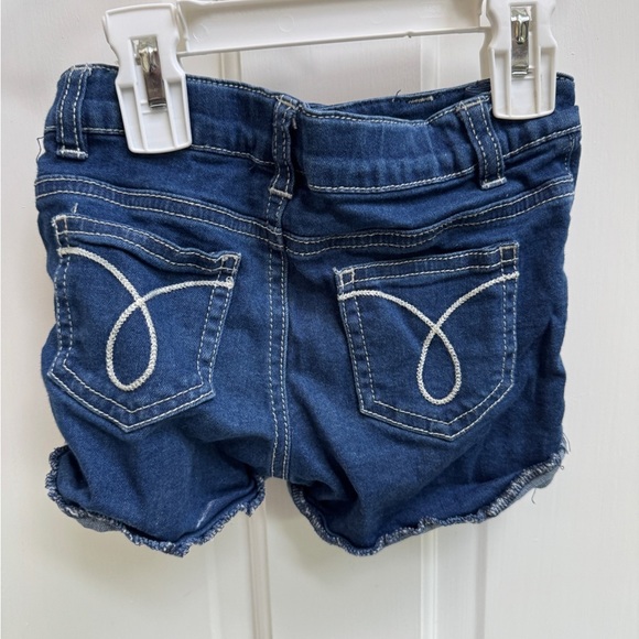 Calvin Klein Jeans 4T Girls Kids Dark Blue Summer Shorts - Picture 4 of 5